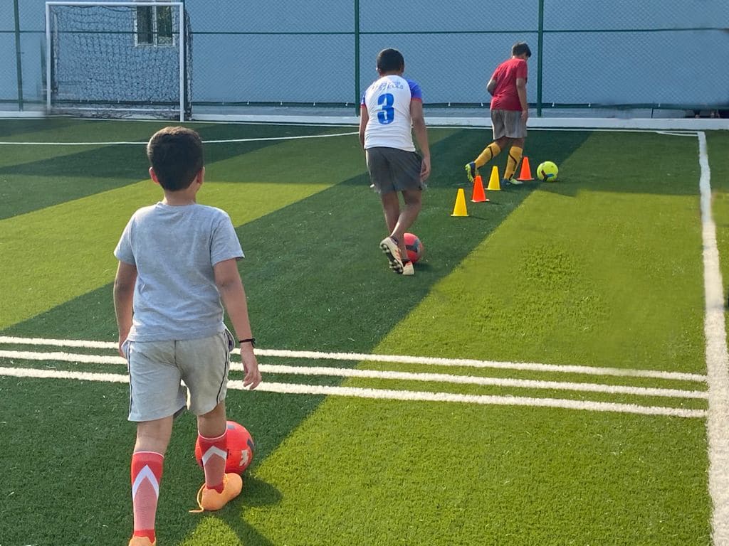 Kids Playing Football